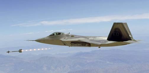 F-22 and AIM 9 testing