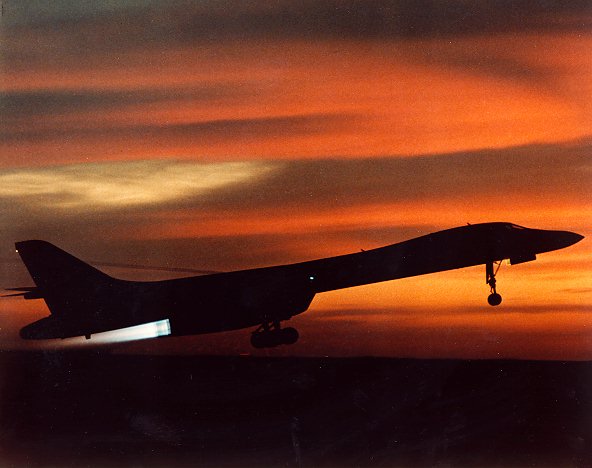 B-1B at Sunset