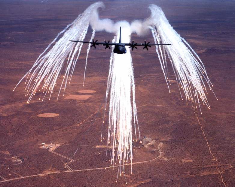 C-130J testing flares
