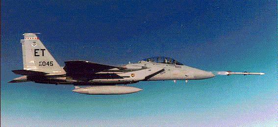 F-15D and AIM-120A