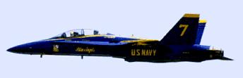 F-18 'Blue Angel' Navy LINK