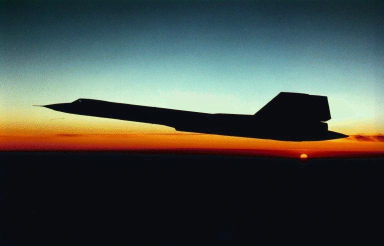 SR-71 Sunset Photo